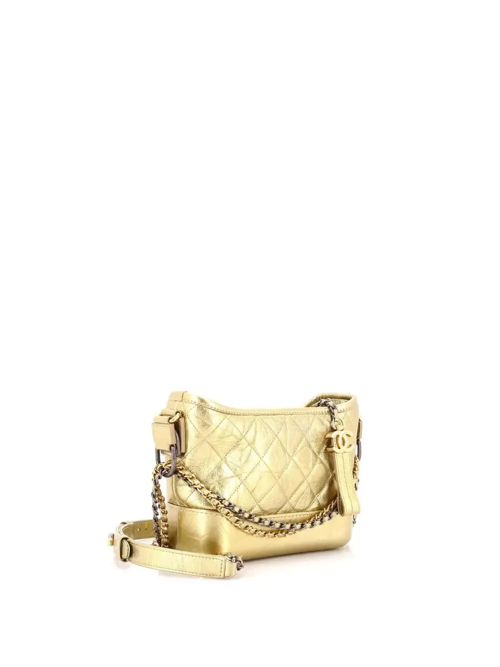 Chanel Gabrielle Hobo Quilted Aged #240503C25B